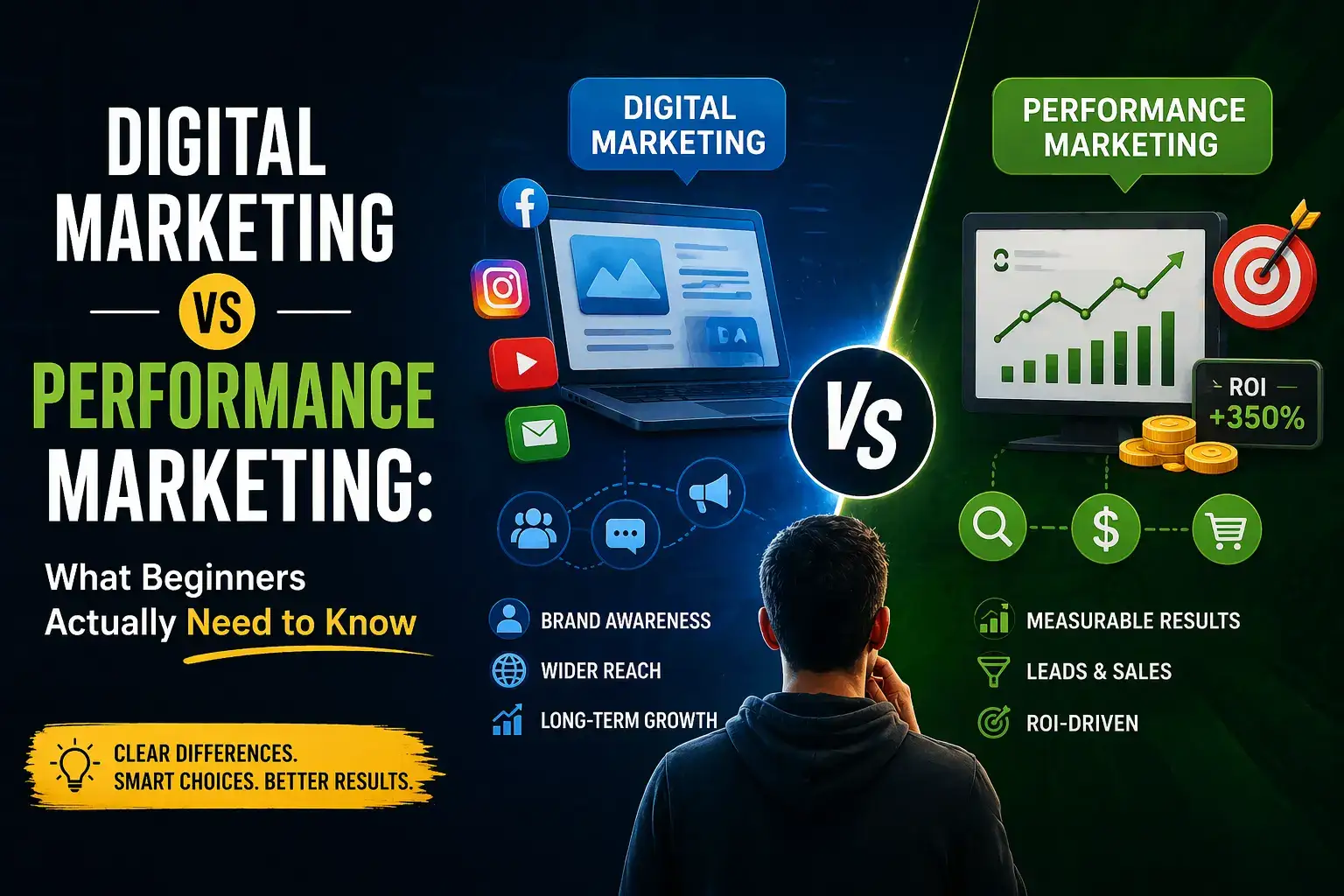 Digital Marketing vs Performance Marketing: What Beginners Actually Need to Know