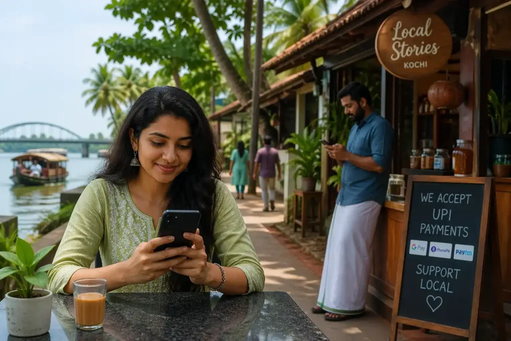 People in Kerala using smartphones and social media in daily life