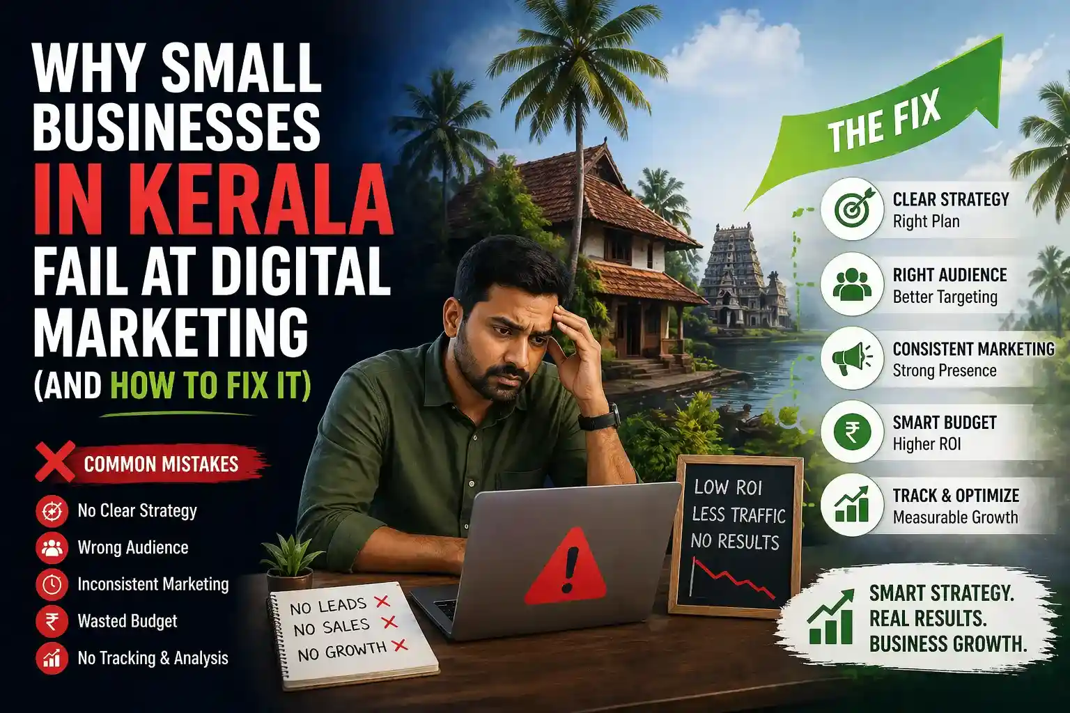 Why Small Businesses in Kerala Fail at Digital Marketing (And How to Fix It)