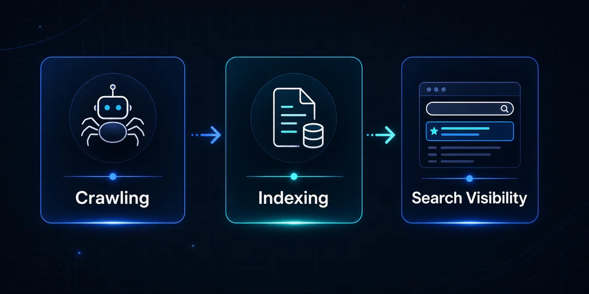 WordPress crawling and indexing process for technical SEO