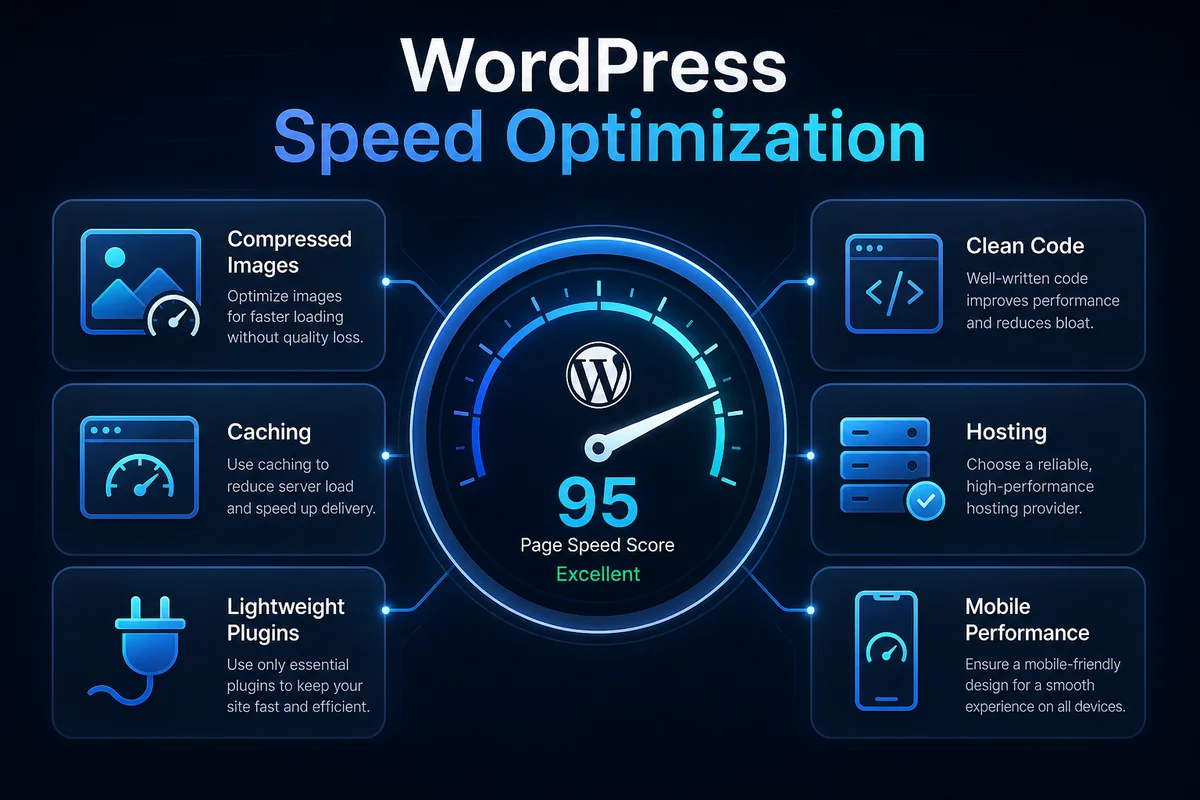 WordPress website speed optimization factors for better technical SEO